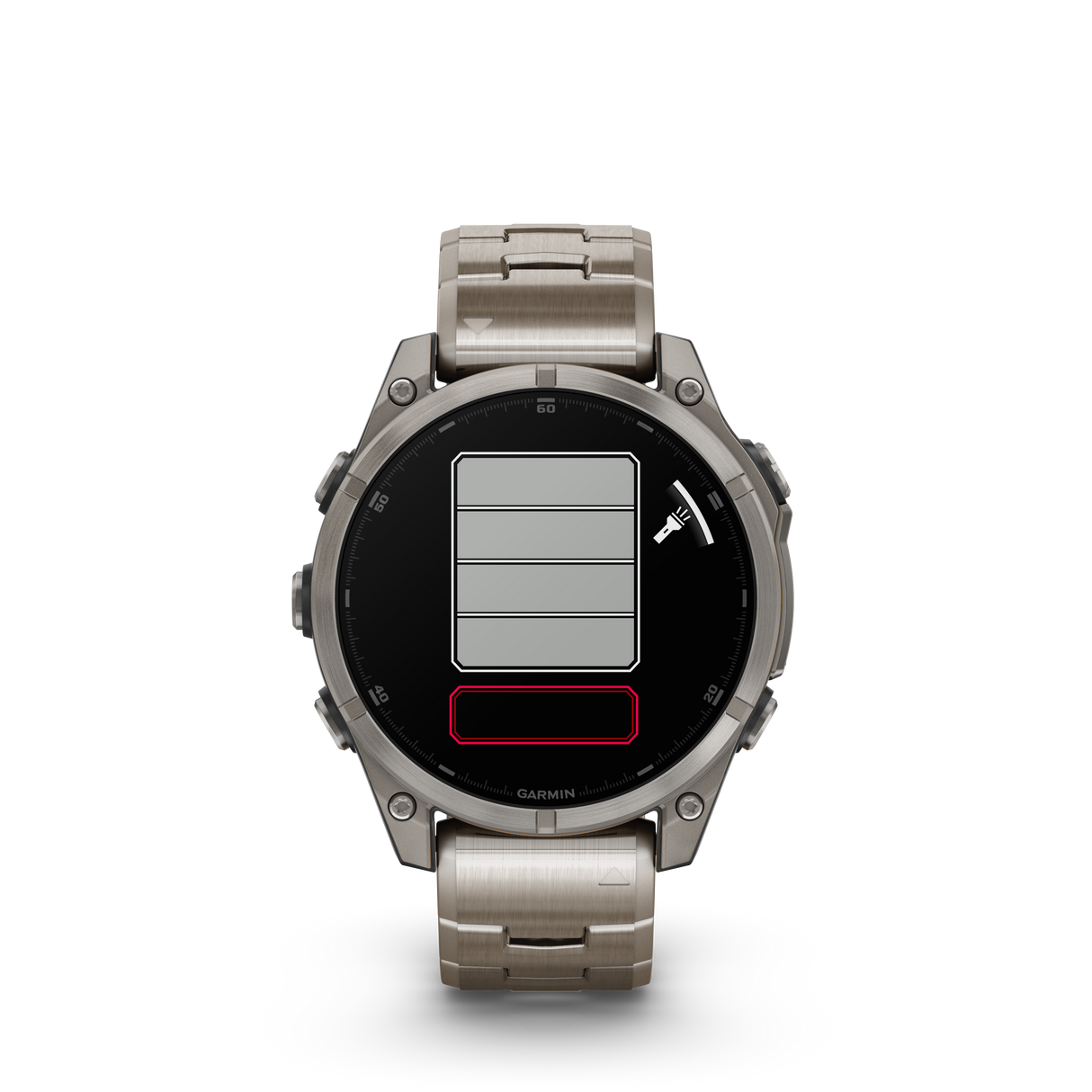 fēnix® 8 - 47 mm, AMOLED Bracciale Titanio-Orologi-GARMIN-Gioielleria Granarelli