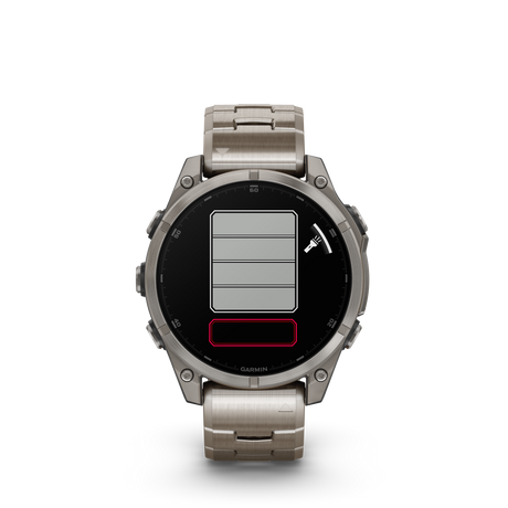 fēnix® 8 - 47 mm, AMOLED Bracciale Titanio-Orologi-GARMIN-Gioielleria Granarelli