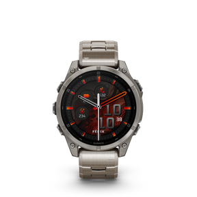fēnix® 8 - 47 mm, AMOLED Bracciale Titanio-Orologi-GARMIN-Gioielleria Granarelli