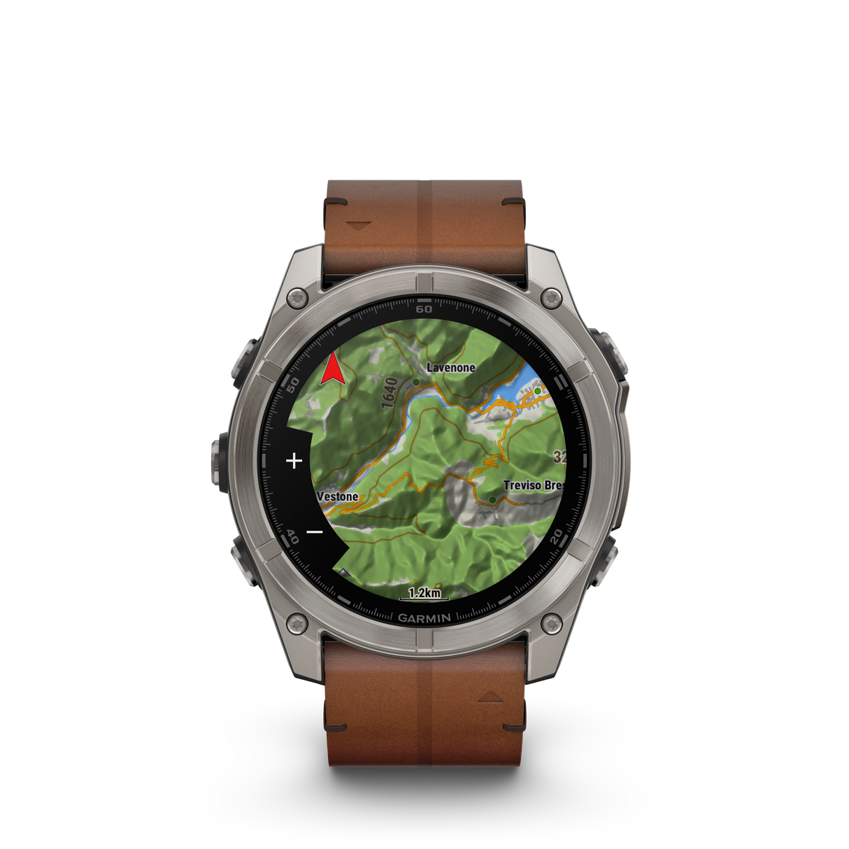 fēnix® 8 - 51 mm, AMOLED Titanio con cinturino in pelle-Orologi-GARMIN-Gioielleria Granarelli