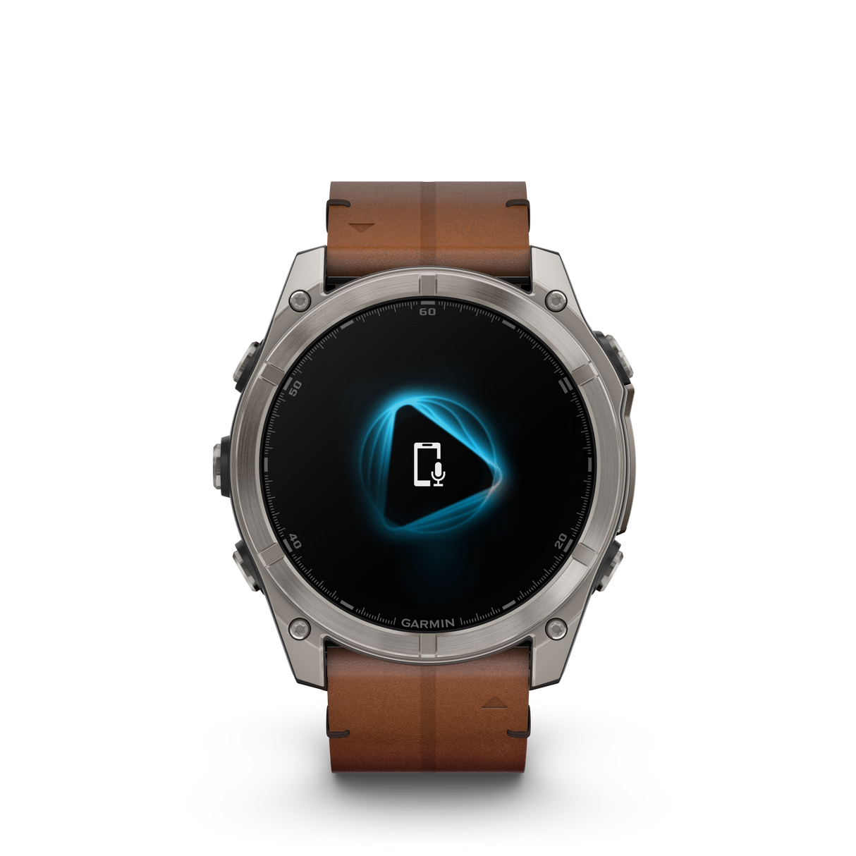 fēnix® 8 - 51 mm, AMOLED Titanio con cinturino in pelle-Orologi-GARMIN-Gioielleria Granarelli