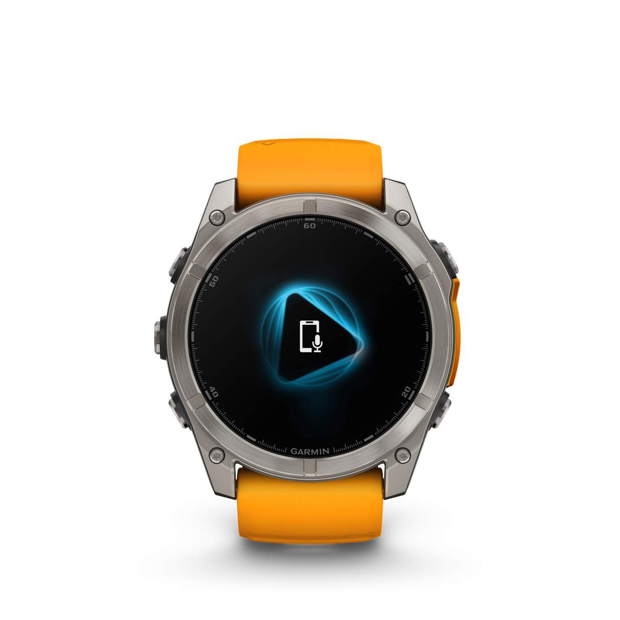 fēnix® 8 - 51 mm, AMOLED Titanium & Spark Orange-Orologi-GARMIN-Gioielleria Granarelli