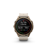 fēnix® 9 Pro InReach - 43 mm Titanium Autumn Gold Bone Leather