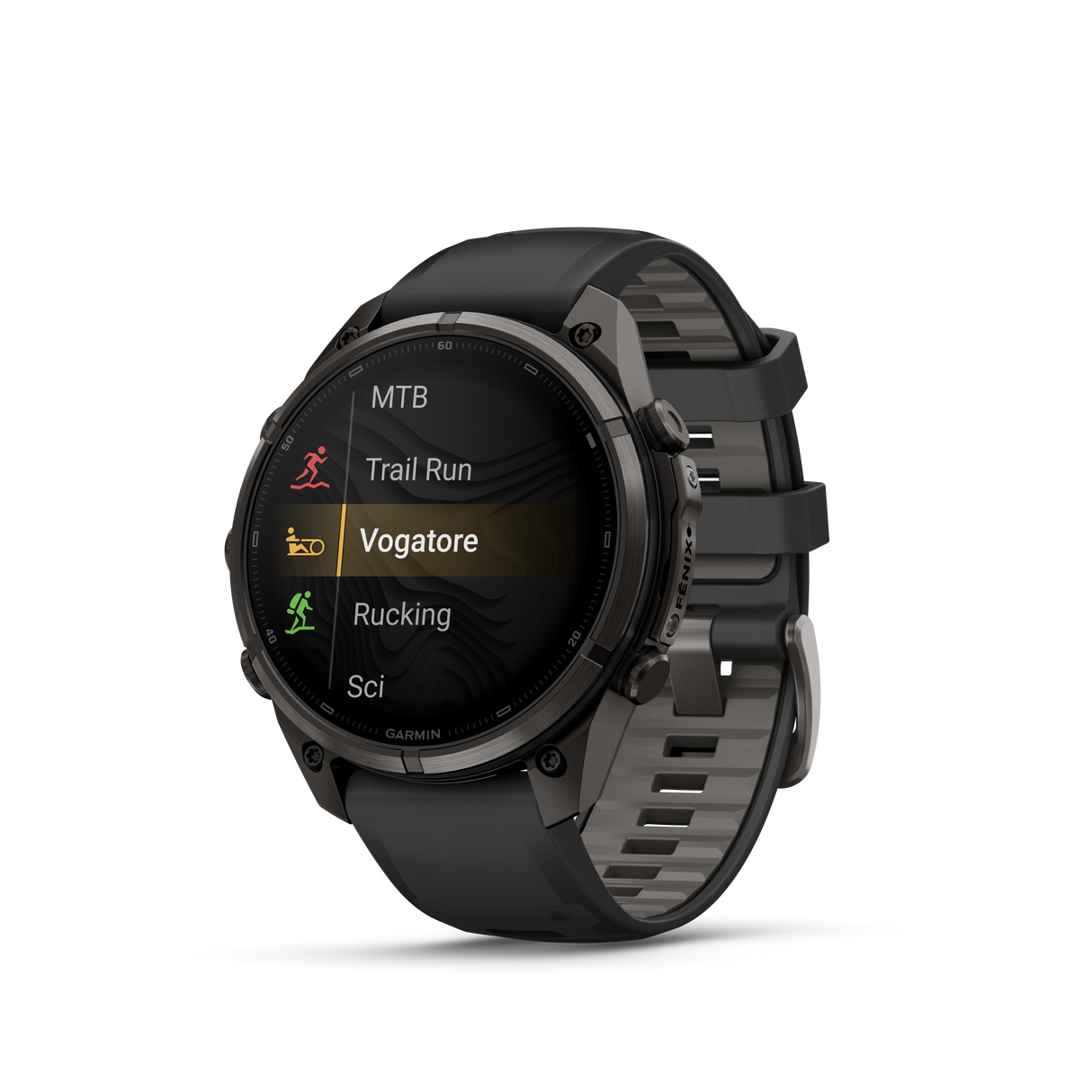fēnix® 9 Pro InReach - 47 mm Titanium DLC Carbon Gray, Black & Pebble Gray