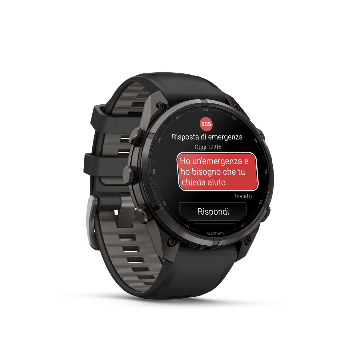 fēnix® 9 Pro InReach - 47 mm Titanium DLC Carbon Gray, Black & Pebble Gray