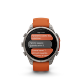 fēnix® 9 Pro InReach - 47 mm Titanium Autumn Orange & Spark Orange