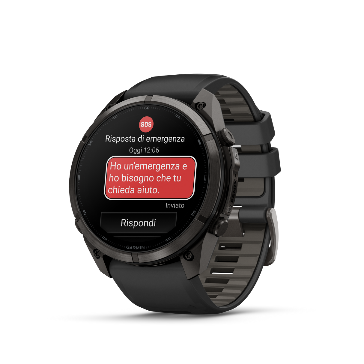 fēnix® 9 Pro InReach - 51 mm Titanium DLC Carbon Gray, Black & Pebble Gray
