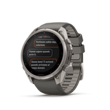 fēnix® 9 Pro InReach Solar - 51 mm Titanium Pebble Gray