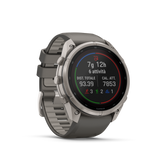 fēnix® 9 Pro InReach Solar - 51 mm Titanium Pebble Gray