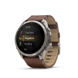 fēnix® 9 Pro InReach - 51 mm Titanium Walnut Leather