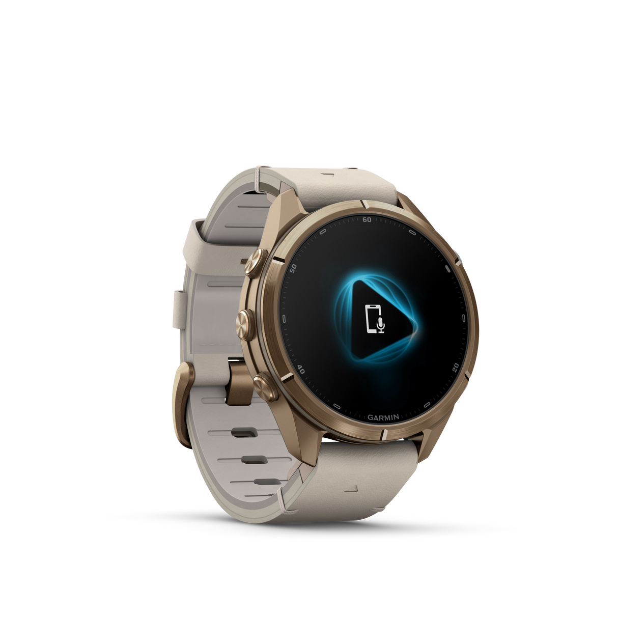 fēnix® 9 Pro InReach - 43 mm Titanium Autumn Gold Bone Leather