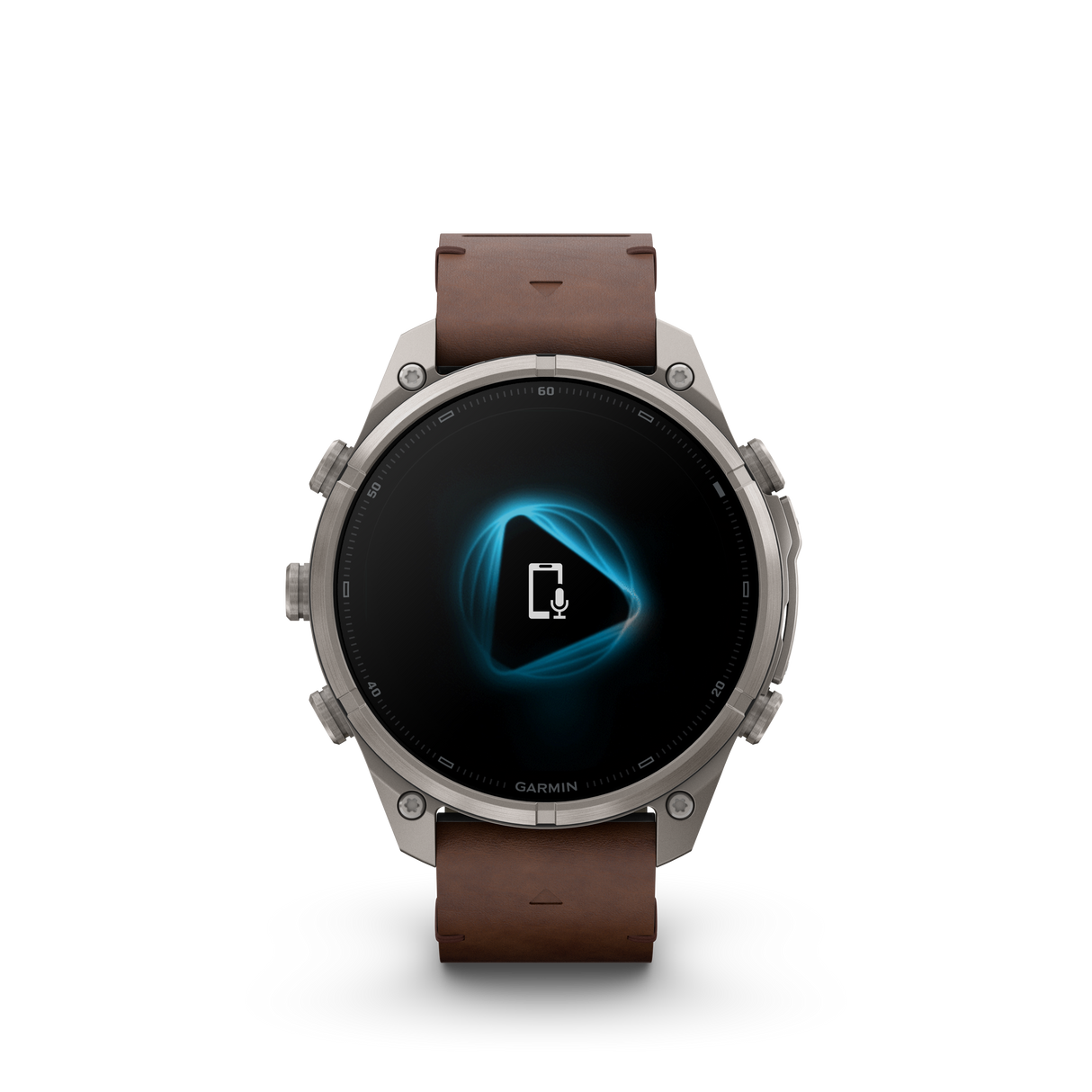 fēnix® 9 Pro InReach - 47 mm Titanium Walnut Leather