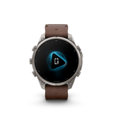 fēnix® 9 Pro InReach - 47 mm Titanium Walnut Leather