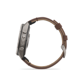 fēnix® 9 Pro InReach - 47 mm Titanium Walnut Leather