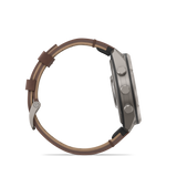 fēnix® 9 Pro InReach - 47 mm Titanium Walnut Leather