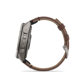 fēnix® 9 Pro InReach - 51 mm Titanium Walnut Leather