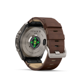 fēnix® 9 Pro InReach - 51 mm Titanium Walnut Leather