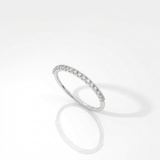 Anello Fedina con 17 Diamanti F VS