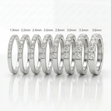 Fedina Half Eternity Diamanti Oro Bianco