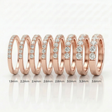 Fedina Half Eternity Diamanti Oro Rosa