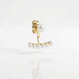 Mono barreet earring pearls
