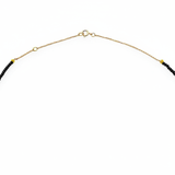 Collana pietre spinelli neri
