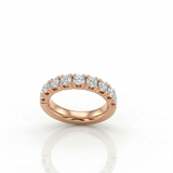 Fedina Half Eternity Diamanti Oro Rosa