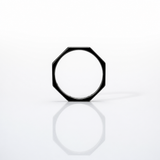 Octagonal Ring In Burnished Gold