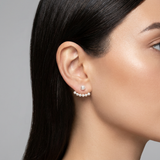 Mono barreet earring pearls
