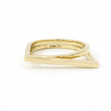 Anello incrocio in Oro Giallo 9kt