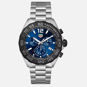 Formula 1 Cronografo Acciaio Blu ghiera Nero-Orologi-TAG HEUER-Gioielleria Granarelli