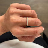 Anello Fedina Light in Oro Rosa e Diamanti 0.26