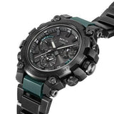 G-Shock Metal Twisted Bluetooth Black and Green-Orologi-CASIO- [SKU] -Gioielleria Granarelli