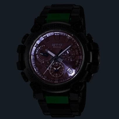 G-Shock Metal Twisted Bluetooth Black and Green-Orologi-CASIO- [SKU] -Gioielleria Granarelli