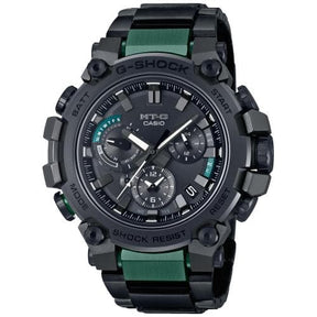 G-Shock Metal Twisted Bluetooth Black and Green-Orologi-CASIO- [SKU] -Gioielleria Granarelli
