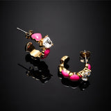 Orecchini Cuoricino Neon