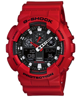 G-Shock GA-100 Protection Red Rosso