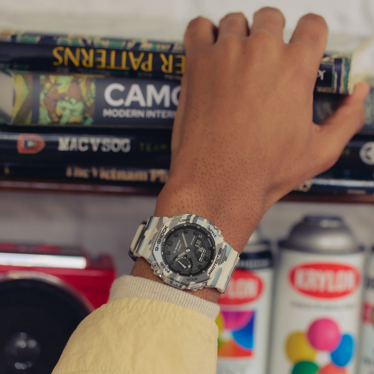 G-Shock GA-2100 Mimetico Beige