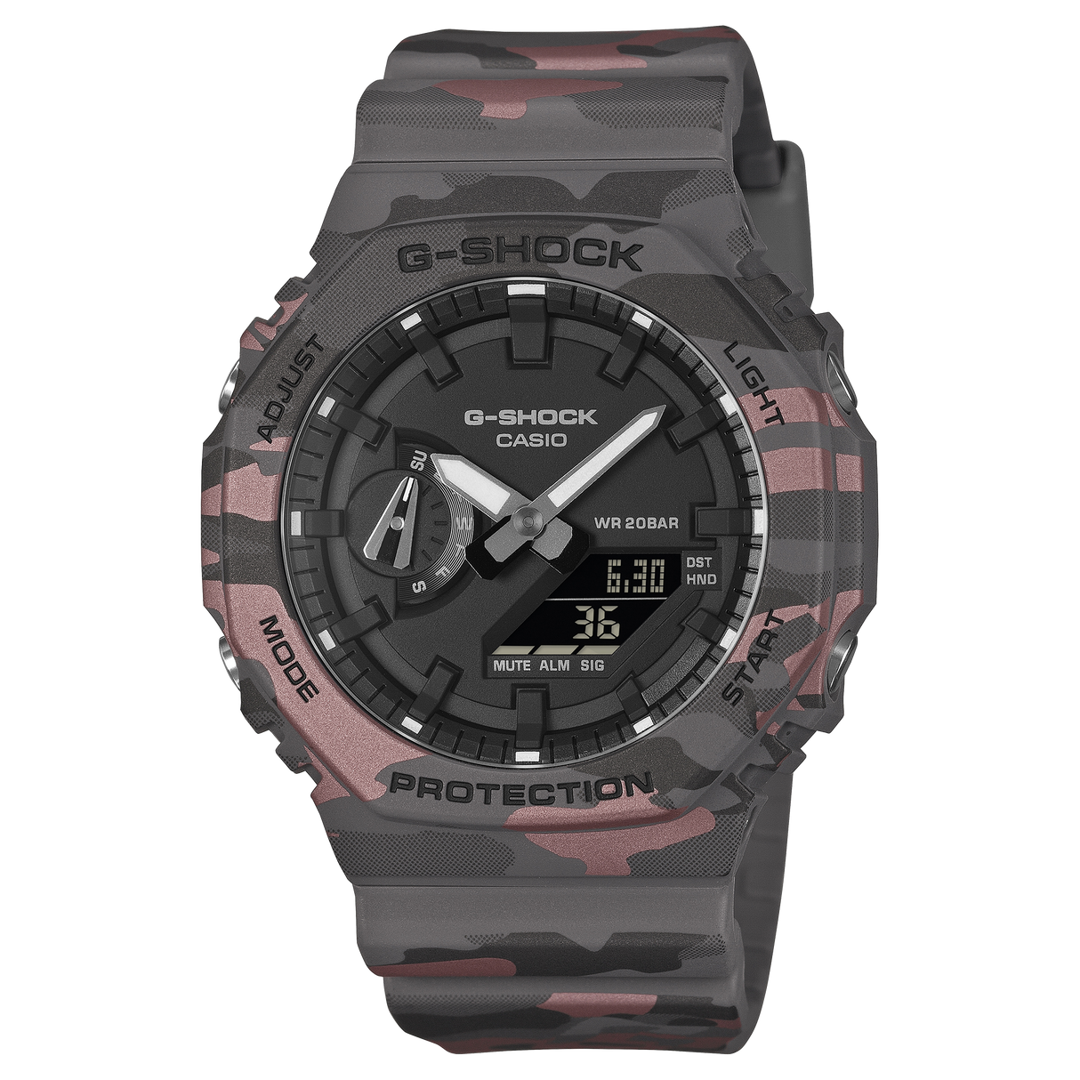 G-Shock GA-2100 Mimetico Marrone