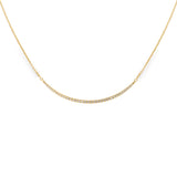 Collana barretta Ovale di diamanti in Oro Giallo-Girocolli-GRANARELLI-Gioielleria Granarelli