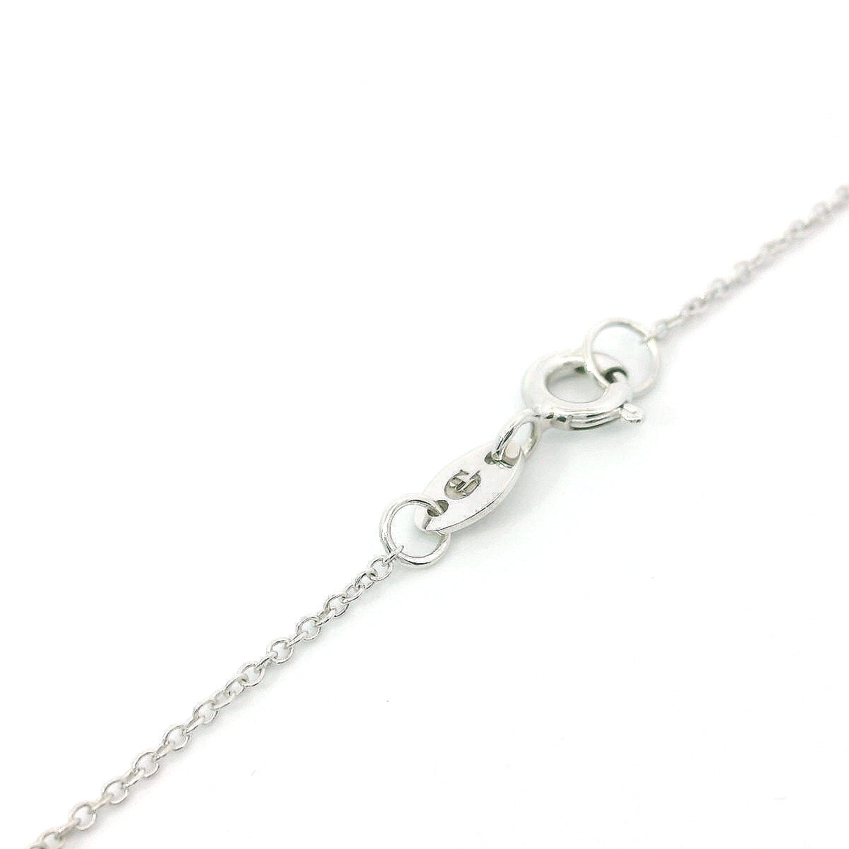 Girocollo Acquamarina taglio Cuore  Diamanti in Oro bianco