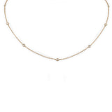Girocollo Tiffany 0.31kt In Oro Rosa-Girocolli-GRANARELLI-Gioielleria Granarelli