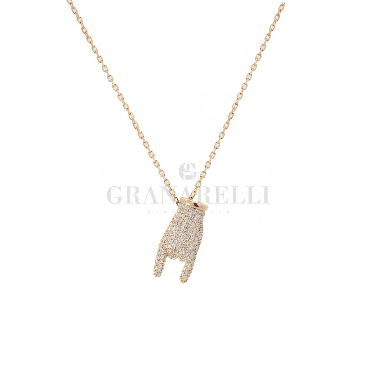 Coar CHARULE CORNA DIAMANTI in rose gold