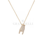 Coar CHARULE CORNA DIAMANTI in rose gold