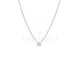 Girocollo Punto Luce Castone a Calice 0.50kt