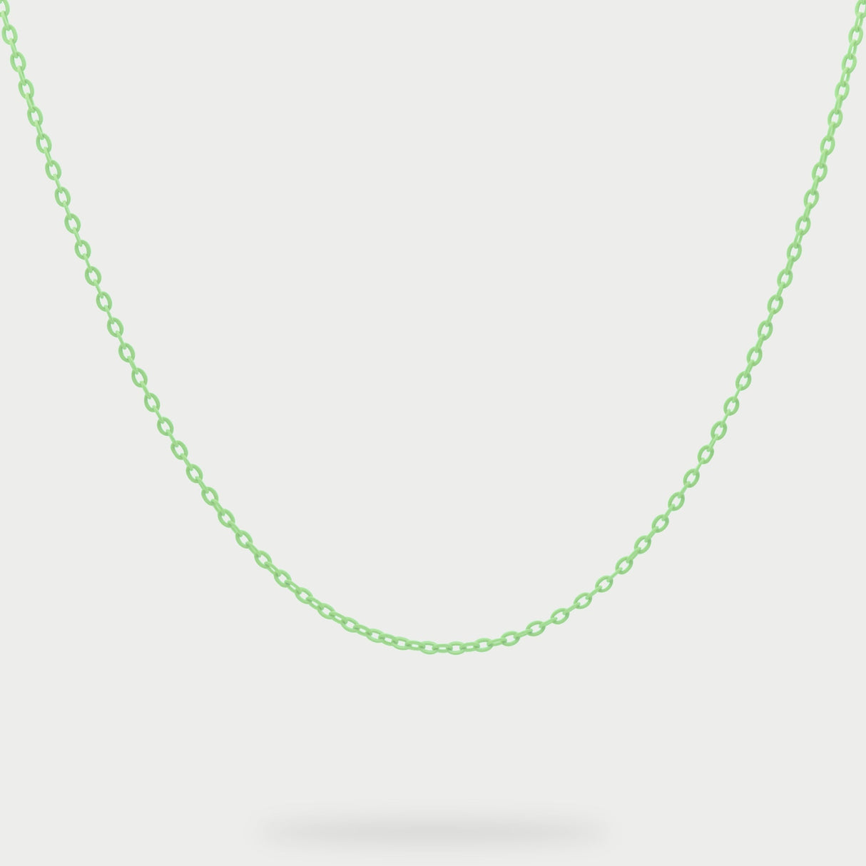 Girocollo smaltato chain base