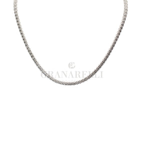 Girocollo tennis in oro bianco 2.64kt-Girocolli-GRANARELLI-Gioielleria Granarelli