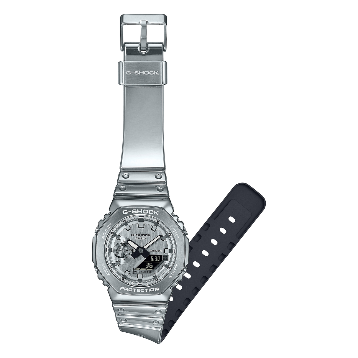 Casio G-Shock G-Steel Silver-Orologi-CASIO-Gioielleria Granarelli