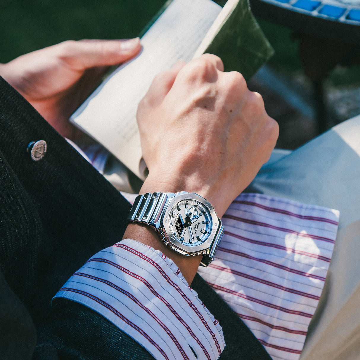 Casio G-Shock G-Steel Silver-Orologi-CASIO-Gioielleria Granarelli