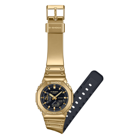 Casio G-Shock G-Steel Nero Dorato-Orologi-CASIO-Gioielleria Granarelli